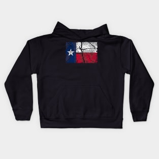 Texas Extended Shadow VINTAGE Kids Hoodie